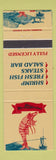 Matchbook Cover - The Shrimp Kitchen Toronto ON