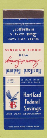 Matchbook Cover - Hartford Federal Savings and Loan Hartford CT