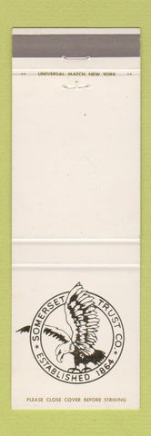 Matchbook Cover - Somerset Trust Somerville