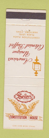 Matchbook Cover - Seiler's Constitution House Hartford CT