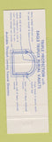 Matchbook Cover - American Vault Concrete Detroit MI burial funeral
