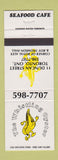 Matchbook Cover - The Whistling Oyster Toronto ON