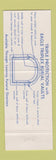 Matchbook Cover - American Vault Concrete Detroit MI burial funeral