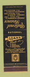 Matchbook Cover - National Finance Providence Pawtucket Woonsocket RI