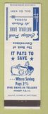 Matchbook Cover - College Park National Bank Orlando FL
