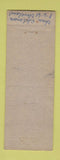 Matchbook Cover - Fela's Bar and Grill Wilkes Barre PA lobster