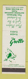 Matchbook Cover - The Grotto Eastwood Syracuse NY