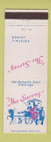 Matchbook Cover - The Surrey Cocktail Lounge Chicago IL