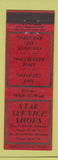Matchbook Cover - Star Service Shops cleaning