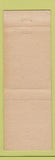Matchbook Cover - Traffic Accidents Safety Serval Vendors OAFB