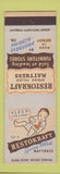 Matchbook Cover - Restokraft Mattresses Detroit MI