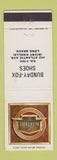 Matchbook Cover - Florsheim Shoes Bunday Fox Long Beach CA