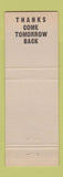 Matchbook Cover - Don Molino Bar Wyandotte MI