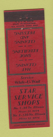 Matchbook Cover - Star Service Shops cleaning