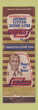Matchbook Cover - Royal London Men's Belts Wallets WORN