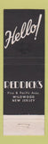 Matchbook Cover - Reddick's Liquor Wildwood NJ