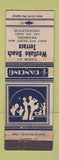 Matchbook Cover - Westlake Beach Terrace Indianapolis IN WEAR