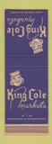 Matchbook Cover - King Cole Markets Grocery