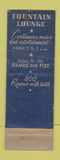 Matchbook Cover - Roosevelt Hotel New Orleans LA WEAR