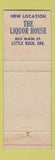 Matchbook Cover - The Liquor House Little Rock AR WEAR