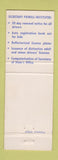 Matchbook Cover - Paul Powell Secretary of State Election IL Illinois