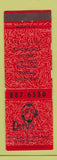 Matchbook Cover - Devil's Inn Whippany NJ WEAR