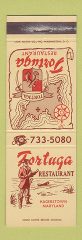 Matchbook Cover - Tortuga Restaurant Hagerstown MD