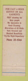 Matchbook Cover - King Cotton Laundry Cleaners Memphis TN