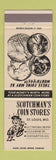 Matchbook Cover - Scotchman's Coin Stores St Louis MO
