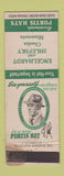 Matchbook Cover - Portis Hats Engelhardt and Shlefsky Chaska MN WORN