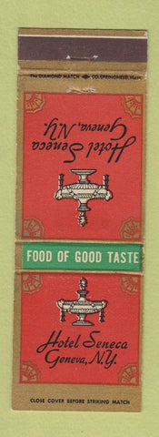 Matchbook Cover - Hotel Seneca Geneva NY