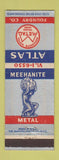 Matchbook Cover - Atlas Foundry Metal Detroit MI