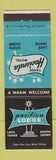 Matchbook Cover - Pacifica Lodge Lake Tahoe CA