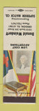 Matchbook Cover - Donald Weindorff Superior Match Oregon IL