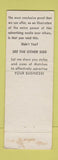Matchbook Cover - Donald Weindorff Superior Match Oregon IL