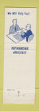 Matchbook Cover - Washington Federal Savings Cleveland OH #1