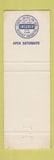 Matchbook Cover - Washington Federal Savings Cleveland OH #2