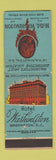 Matchbook Cover - Hotel Washington DC George