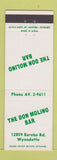 Matchbook Cover - Don Molino Bar Wyandotte MI