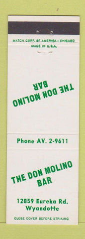 Matchbook Cover - Don Molino Bar Wyandotte MI