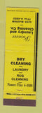 Matchbook Cover - Pioneer Laundry Cleaning