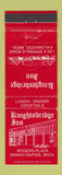Matchbook Cover - Knightsbridge Inn Kalamazoo MI Grand Rapids