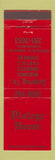 Matchbook Cover - Vintage House Fraser MI