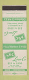 Matchbook Cover - ABC Loans Detroit MI