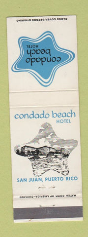 Matchbook Cover - Condado Beach Hotel San Juan Puerto Rico