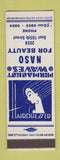 Matchbook Cover - Naso Beauty Salon girlie