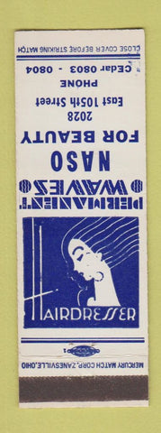 Matchbook Cover - Naso Beauty Salon girlie