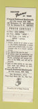 Matchbook Cover - French National Railroads REAL PHOTO WEAR