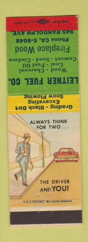 Matchbook Cover - Leitner Fuel