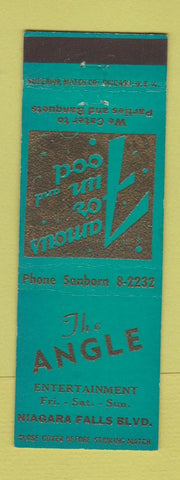 Matchbook Cover - The Angle Niagara Falls NY restaurant TEAL